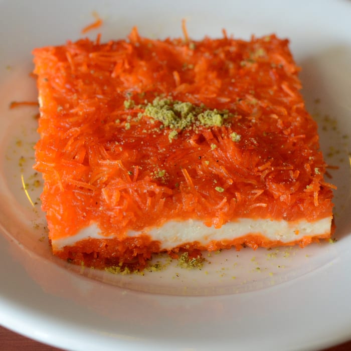 Fresh Knafeh Nabulsia.