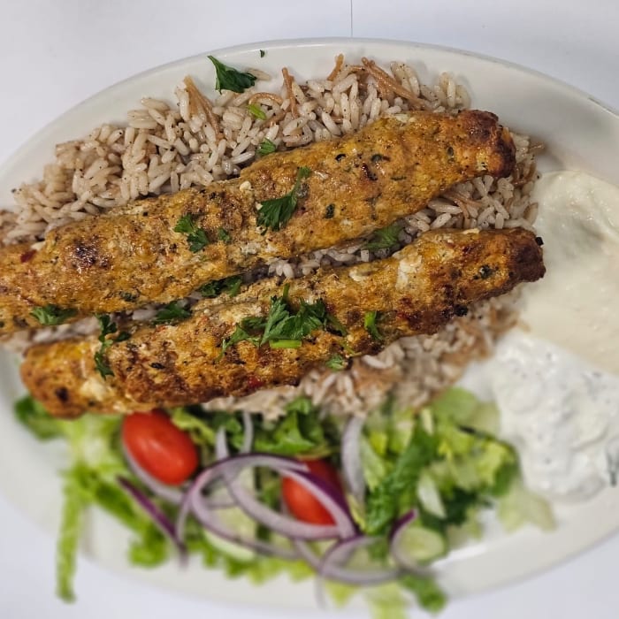 Chicken Kafta Kabab.