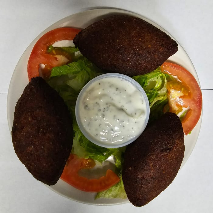 Fried Kibbeh.